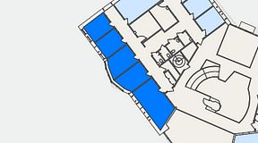 
							Planritning för Regus Saltsjö-Boo, 5 privata rum, 66 m²