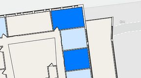 
							Planritning för Epicenter, 2 privata rum, 60 m²