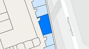 
							Planritning för Walborg Ventures, 1 privata rum, 19 m²