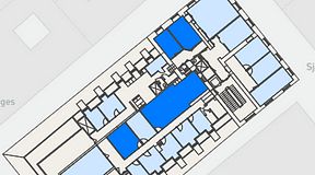 
							Planritning för Spaces Gamla Stan, 4 privata rum, 104 m²