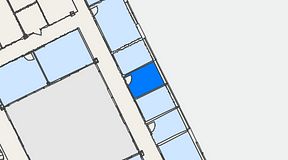
							Planritning för FirstOffice Gustav III:s Boulevard 42, 1 privata rum, 9 m²