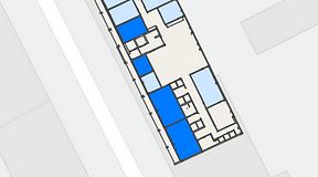 
							Planritning för Convendum Vegagatan 14, 4 privata rum, 86 m²