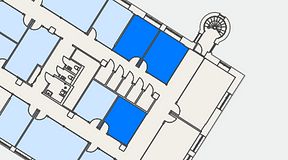 
							Planritning för Convendum Sundbyberg, 3 privata rum, 50 m²