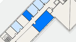 
							Planritning för Dockside Office & Coworking, 2 privata rum, 48 m²