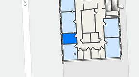 
							Planritning för Quick Office Malmö C, 1 privata rum, 9 m²