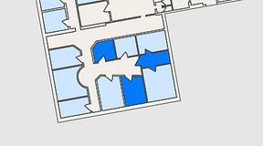 
							Planritning för Växthuset Vasatorpsvägen, 3 privata rum, 28 m²