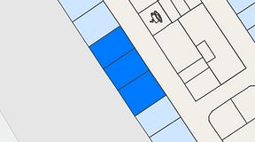 Planritning för City Office Klarabergsviadukten 70, 3 privata rum, 44 m²