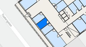 
							Planritning för Convendum Avenyn, 1 privata rum, 10 m²