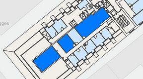 
							Planritning för Spaces Gamla Stan, 3 privata rum, 110 m²