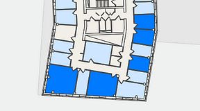 
							Planritning för Regus Hyllie Stationstorg 31, 5 privata rum, 76 m²