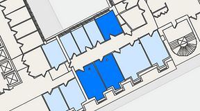 
							Planritning för 7A Posthuset, Vasagatan 28, 3 privata rum, 58 m²