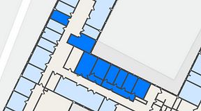 
							Planritning för Quick Office Älvsjö, 4 privata rum, 129 m²