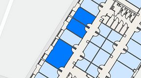 
							Planritning för Convendum Sundbyberg, 3 privata rum, 62 m²