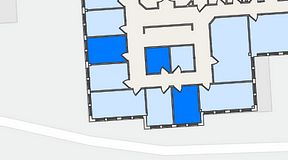 
							Planritning för FirstOffice Säveån, 3 privata rum, 31 m²