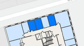 
							Planritning för Regus Östra Hamngatan, 3 privata rum, 30 m²