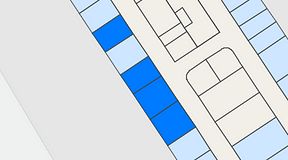Planritning för City Office Klarabergsviadukten 70, 4 privata rum, 65 m²