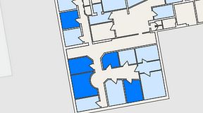 
							Planritning för Växthuset Vasatorpsvägen, 5 privata rum, 66 m²