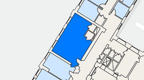 
							Planritning för iOffice Sjöbefälsskolan, 1 privata rum, 59 m²