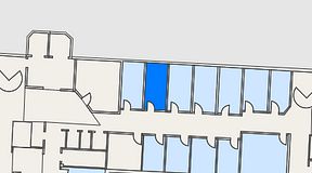 
							Planritning för Kontoret Solna, 1 privata rum, 11 m²