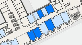 
							Planritning för 7A Posthuset, Vasagatan 28, 5 privata rum, 79 m²