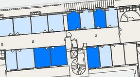 
							Planritning för Convendum Kungsgatan 9, 5 privata rum, 50 m²