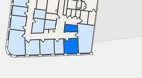 
							Planritning för United Spaces Nordenskiöldsgatan 24, 2 privata rum, 20 m²