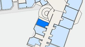 Planritning för Kontoret Nybroviken, 1 privata rum, 9 m²