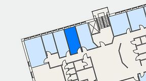 Planritning för Regus Spånga, 1 privata rum, 9 m²