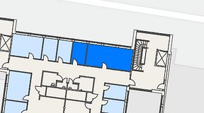 
							Planritning för Regus Skövde Science Park, 2 privata rum, 34 m²