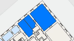 Planritning för Spaces Gamla Stan, 3 privata rum, 110 m²