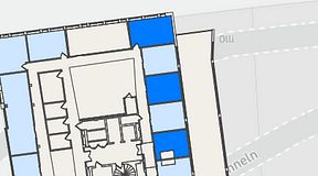 
							Planritning för Epicenter, 3 privata rum, 87 m²