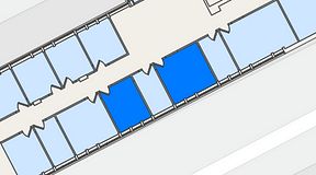 
							Planritning för Convendum Drottninggatan, 2 privata rum, 36 m²