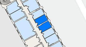 Planritning för Convendum Spårvagnshallarna, 2 privata rum, 24 m²