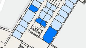 
							Planritning för Convendum Sundbyberg, 4 privata rum, 74 m²