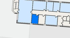 
							Planritning för Landskapet Sickla, 1 privata rum, 13 m²