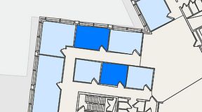 
							Planritning för United Spaces Elektrogatan 10, 2 privata rum, 33 m²