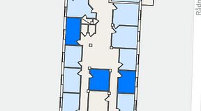
							Planritning för Regus Triangeln Station, 3 privata rum, 34 m²