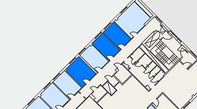 
							Planritning för Regus Nynäshamn, 3 privata rum, 33 m²
