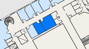 
							Planritning för Genetor Helsingborg C, 2 privata rum, 36 m²