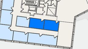 
							Planritning för United Spaces Elektrogatan 10, 2 privata rum, 36 m²