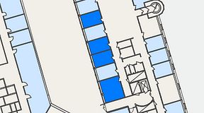 
							Planritning för Easy Office Spånga, 4 privata rum, 59 m²