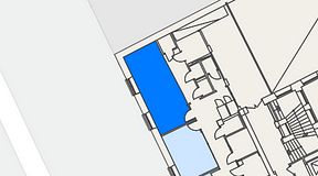 Planritning för iOffice Sveavägen, 1 privata rum, 30 m²