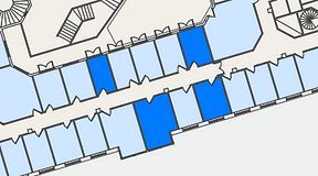 Planritning för Regus Odinsgatan 13, 4 privata rum, 45 m²