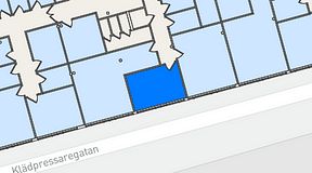 
							Planritning för Entreprenörsgatan Hasselbladshuset, 1 privata rum, 20 m²