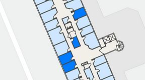 Planritning för Regus Helsingborg Södergatan, 4 privata rum, 38 m²