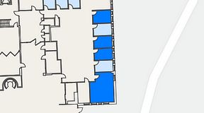 Planritning för Regus Gastelyckan Lund, 4 privata rum, 50 m²