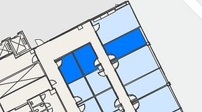 
							Planritning för Convendum Vasagatan 16, 3 privata rum, 38 m²