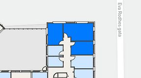 
							Planritning för Convendum Stampgatan 14, 3 privata rum, 52 m²