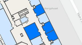 
							Planritning för The Works Västra Järnvägsgatan, 4 privata rum, 81 m²