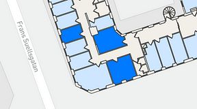 
							Planritning för Regus Adelgatan 21, 3 privata rum, 40 m²